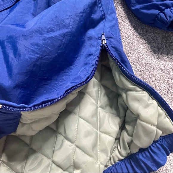 REEBOK New York Giants Vintage 90s Pullover HOODIE Puffer Jacket Coat Medium - Picture 10 of 14